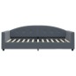 vidaXL Tagesbett mit Matratze Dunkelgrau 90x200 cm Samt vidaXL Tagesbett mit Matratze Dunkelgrau 90x200 cm Samt