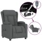 vidaXL Relaxsessel Elektrisch Dunkelgrau Stoff vidaXL Relaxsessel Elektrisch Dunkelgrau Stoff