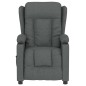 vidaXL Relaxsessel Elektrisch Dunkelgrau Stoff vidaXL Relaxsessel Elektrisch Dunkelgrau Stoff