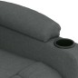 vidaXL Relaxsessel Elektrisch Dunkelgrau Stoff vidaXL Relaxsessel Elektrisch Dunkelgrau Stoff