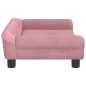 vidaXL Kindersofa Rosa 70x45x26 cm Samt vidaXL Kindersofa Rosa 70x45x26 cm Samt