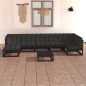 8-tlg. Garten-Lounge-Set mit Kissen Kiefer Massivholz 8-tlg. Garten-Lounge-Set mit Kissen Kiefer Massivholz