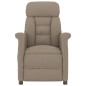 vidaXL Elektrischer Relaxsessel Taupe Wildleder-Optik vidaXL Elektrischer Relaxsessel Taupe Wildleder-Optik