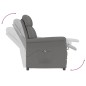vidaXL Elektrischer Relaxsessel Dunkelgrau Wildleder-Optik vidaXL Elektrischer Relaxsessel Dunkelgrau Wildleder-Optik