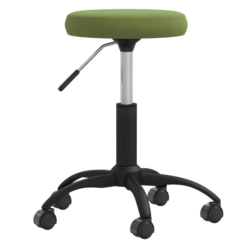 vidaXL Massagehocker Samt Hellgrün vidaXL Massagehocker Samt Hellgrün