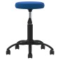 vidaXL Massagehocker Samt Blau vidaXL Massagehocker Samt Blau