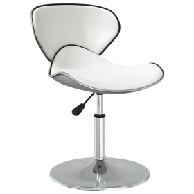 vidaXL Esszimmerstühle 6 Stk. Weiß Kunstleder 