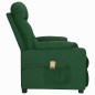 vidaXL Massagesessel mit Aufstehhilfe Dunkelgrün Stoff vidaXL Massagesessel mit Aufstehhilfe Dunkelgrün Stoff