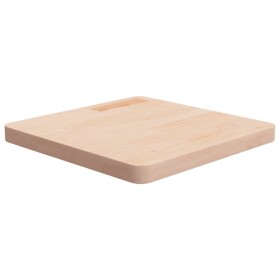 vidaXL Tischplatte Quadratisch 50x50x4 cm Eichenholz Unbehandelt