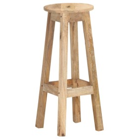 vidaXL Barhocker 2 Stk. Mango Massivholz
