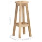 vidaXL Barhocker 2 Stk. Mango Massivholz vidaXL Barhocker 2 Stk. Mango Massivholz