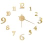 vidaXL 3D-Wanduhr Modernes Design Golden 100 cm XXL vidaXL 3D-Wanduhr Modernes Design Golden 100 cm XXL