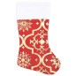vidaXL Luxus-Weihnachtsbaumdecke mit Socke Rot 150 cm Stoff vidaXL Luxus-Weihnachtsbaumdecke mit Socke Rot 150 cm Stoff