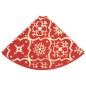 vidaXL Luxus-Weihnachtsbaumdecke mit Socke Rot 150 cm Stoff vidaXL Luxus-Weihnachtsbaumdecke mit Socke Rot 150 cm Stoff