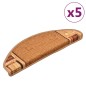 vidaXL Stufenmatten Selbstklebend 5 Stk. 65x21x4 cm Beige vidaXL Stufenmatten Selbstklebend 5 Stk. 65x21x4 cm Beige