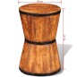 vidaXL Sanduhr-Hocker Raues Mangoholz vidaXL Sanduhr-Hocker Raues Mangoholz
