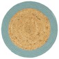 vidaXL Tischsets 4 Stk. Natur und Grün 38 cm Jute und Baumwolle vidaXL Tischsets 4 Stk. Natur und Grün 38 cm Jute und Baumwolle