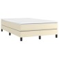 vidaXL Bettgestell Creme 120x200 cm Kunstleder vidaXL Bettgestell Creme 120x200 cm Kunstleder