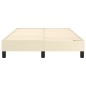 vidaXL Bettgestell Creme 120x200 cm Kunstleder vidaXL Bettgestell Creme 120x200 cm Kunstleder