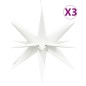 vidaXL LED-Weihnachtssterne 3 Stk. Faltbar Weiß 100 cm vidaXL LED-Weihnachtssterne 3 Stk. Faltbar Weiß 100 cm