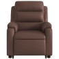 vidaXL Massagesessel mit Aufstehhilfe Braun Kunstleder vidaXL Massagesessel mit Aufstehhilfe Braun Kunstleder