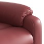 vidaXL Massagesessel mit Aufstehhilfe Weinrot Kunstleder vidaXL Massagesessel mit Aufstehhilfe Weinrot Kunstleder