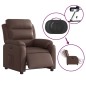 vidaXL Elektrischer Relaxsessel Braun Kunstleder vidaXL Elektrischer Relaxsessel Braun Kunstleder