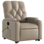 vidaXL Massagesessel mit Aufstehhilfe Cappuccino-Braun Kunstleder vidaXL Massagesessel mit Aufstehhilfe Cappuccino-Braun Kunstleder