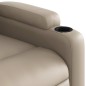 vidaXL Massagesessel mit Aufstehhilfe Cappuccino-Braun Kunstleder vidaXL Massagesessel mit Aufstehhilfe Cappuccino-Braun Kunstleder