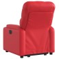 vidaXL Relaxsessel mit Aufstehhilfe Elektrisch Rot Kunstleder vidaXL Relaxsessel mit Aufstehhilfe Elektrisch Rot Kunstleder