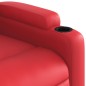 vidaXL Relaxsessel mit Aufstehhilfe Elektrisch Rot Kunstleder vidaXL Relaxsessel mit Aufstehhilfe Elektrisch Rot Kunstleder