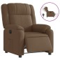 vidaXL Relaxsessel Elektrisch Braun Stoff vidaXL Relaxsessel Elektrisch Braun Stoff