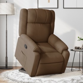 vidaXL Relaxsessel mit Aufstehhilfe Braun Stoff