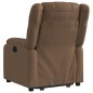 vidaXL Relaxsessel mit Aufstehhilfe Braun Stoff vidaXL Relaxsessel mit Aufstehhilfe Braun Stoff