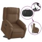 vidaXL Relaxsessel mit Aufstehhilfe Braun Stoff vidaXL Relaxsessel mit Aufstehhilfe Braun Stoff