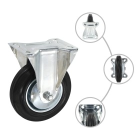 vidaXL 24 Stk. Bockrollen 160 mm