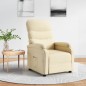 vidaXL Relaxsessel Creme Stoff vidaXL Relaxsessel Creme Stoff
