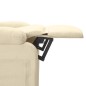 vidaXL Relaxsessel Creme Stoff vidaXL Relaxsessel Creme Stoff