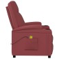 vidaXL Massagesessel Weinrot Kunstleder vidaXL Massagesessel Weinrot Kunstleder