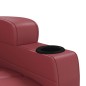 vidaXL Massagesessel Weinrot Kunstleder vidaXL Massagesessel Weinrot Kunstleder