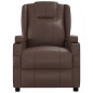 vidaXL Massagesessel Braun Kunstleder vidaXL Massagesessel Braun Kunstleder