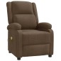 vidaXL Massagesessel Braun Stoff vidaXL Massagesessel Braun Stoff