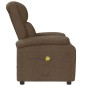 vidaXL Massagesessel Braun Stoff vidaXL Massagesessel Braun Stoff