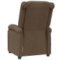 vidaXL Massagesessel Braun Stoff vidaXL Massagesessel Braun Stoff