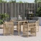 vidaXL Gartenstühle mit Kissen 4 Stk. Beigemischung Poly Rattan vidaXL Gartenstühle mit Kissen 4 Stk. Beigemischung Poly Rattan