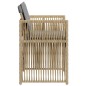 vidaXL Gartenstühle mit Kissen 4 Stk. Beigemischung Poly Rattan vidaXL Gartenstühle mit Kissen 4 Stk. Beigemischung Poly Rattan