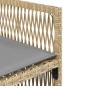 vidaXL Gartenstühle mit Kissen 4 Stk. Beigemischung Poly Rattan vidaXL Gartenstühle mit Kissen 4 Stk. Beigemischung Poly Rattan