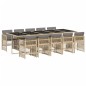 vidaXL 11-tlg. Garten-Essgruppe mit Kissen Beigemischung Poly Rattan vidaXL 11-tlg. Garten-Essgruppe mit Kissen Beigemischung Poly Rattan