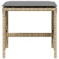 vidaXL Gartenhocker Kissen 4Stk. Beigemischung 41x41x36 cm Poly Rattan vidaXL Gartenhocker Kissen 4Stk. Beigemischung 41x41x36 cm Poly Rattan