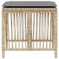 vidaXL Gartenhocker Kissen 4Stk. Beigemischung 41x41x36 cm Poly Rattan vidaXL Gartenhocker Kissen 4Stk. Beigemischung 41x41x36 cm Poly Rattan